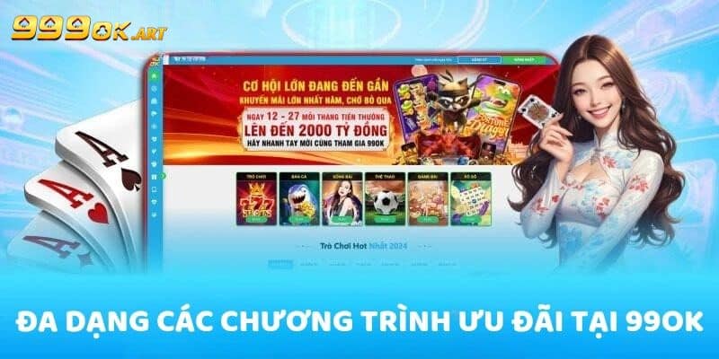 Ưu đãi luôn được cập nhật đa dạng